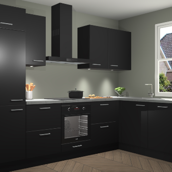 Zwarte keuken Geneve 111989