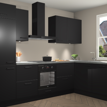 Zwarte keuken Geneve 111991