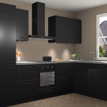 Zwarte keuken Geneve 111992