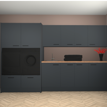 Onyxgrijze waskamer Seoel 112615