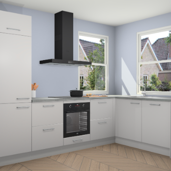 Zijdegrijze keuken Salzburg 112177