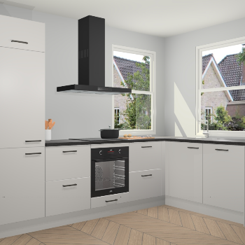 Zijdegrijze keuken Salzburg 112198