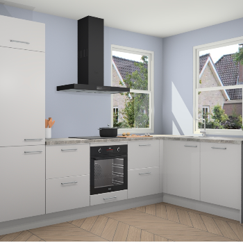 Zijdegrijze keuken Salzburg 112179