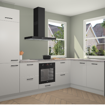 Zijdegrijze keuken Salzburg 112195