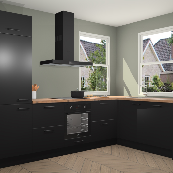 Zwarte keuken Salzburg 111901