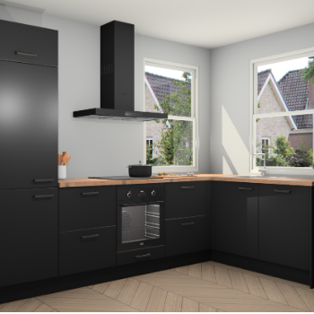 Zwarte keuken Salzburg 111904