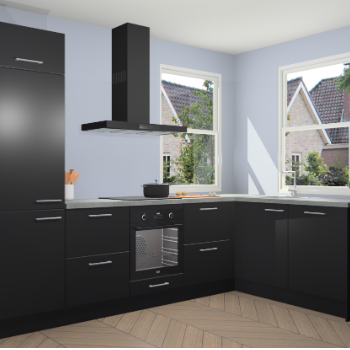 Zwarte keuken Salzburg 112244