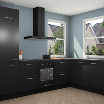 Zwarte keuken Salzburg 112250