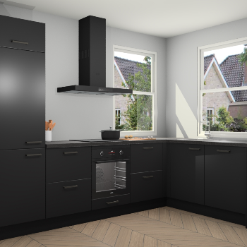 Zwarte keuken Salzburg 112266