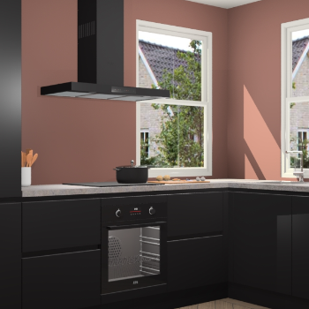 Zwarte greeploze keuken Salzburg 112273