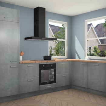 Beton Parelgrijs keuken Salzburg 112369