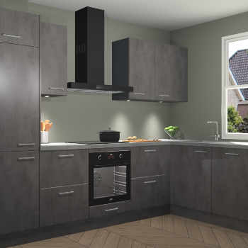 Beton Antraciet keuken Geneve 112641