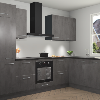 Beton Antraciet keuken Geneve 112646