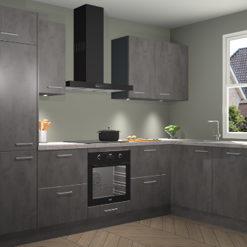 Beton Antraciet keuken Geneve 112732