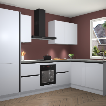 Sneeuwwitte greeploze keuken Bazel 112729