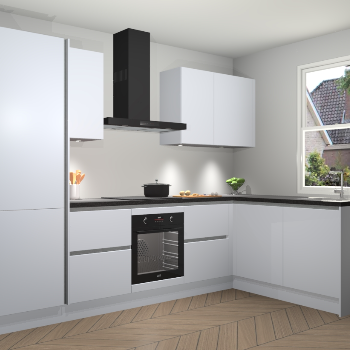 Sneeuwwitte greeploze keuken Bazel 112739