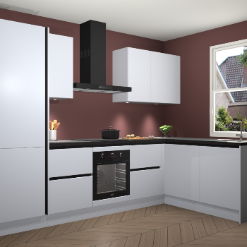 Sneeuwwitte greeploze keuken Bazel 112742