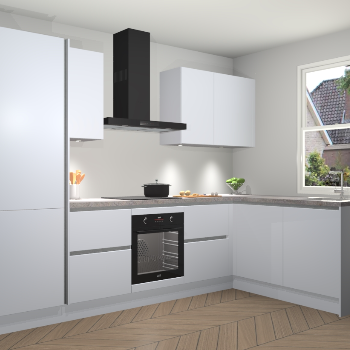 Sneeuwwitte greeploze keuken Bazel 112765