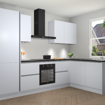 Sneeuwwitte greeploze keuken Bazel 112771