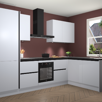 Sneeuwwitte greeploze keuken Bazel 112774