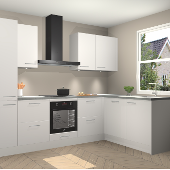 Zijdegrijze keuken Bazel 112815