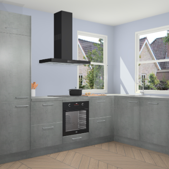 Beton Parelgrijs keuken Salzburg 112564