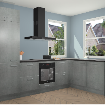 Beton Parelgrijs keuken Salzburg 112571