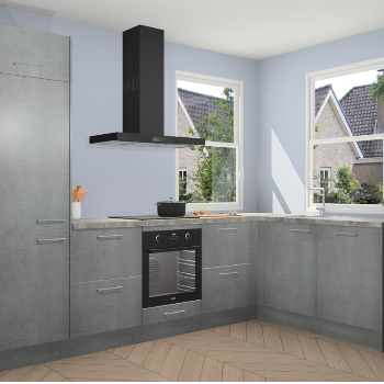 Beton Parelgrijs keuken Salzburg 112566