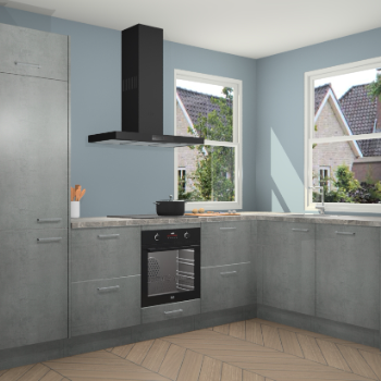 Beton Parelgrijs keuken Salzburg 112572