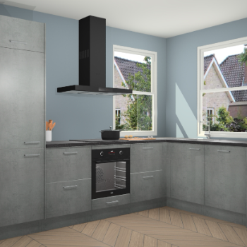 Beton Parelgrijs keuken Salzburg 112574