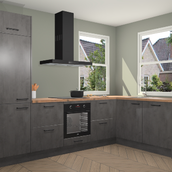 Beton Antraciet keuken Salzburg 112587
