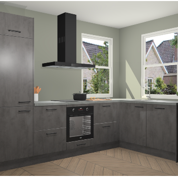 Beton Antraciet keuken Salzburg 112681