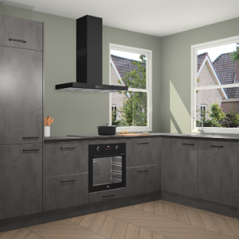 Beton Antraciet keuken Salzburg 112682