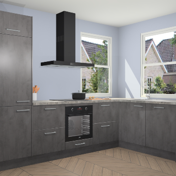 Beton Antraciet keuken Salzburg 112668