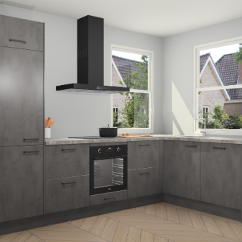 Beton Antraciet keuken Salzburg 112688