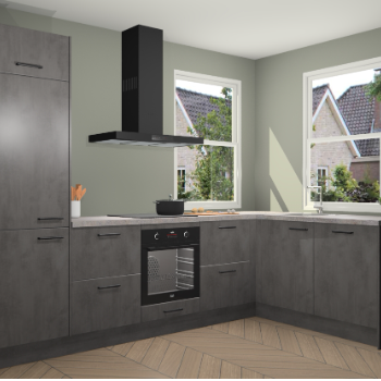 Beton Antraciet keuken Salzburg 112684