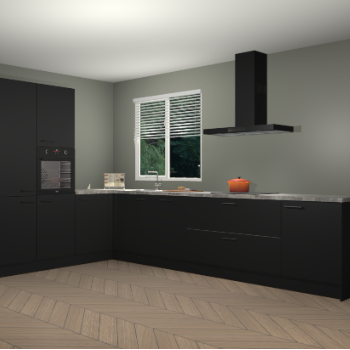 Zwarte keuken Edingburgh 112709