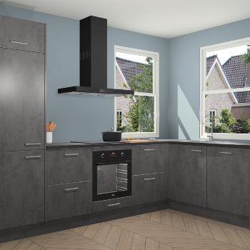 Beton Antraciet keuken Salzburg 112675