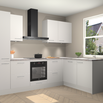 Zijdegrijze keuken Bazel 112867