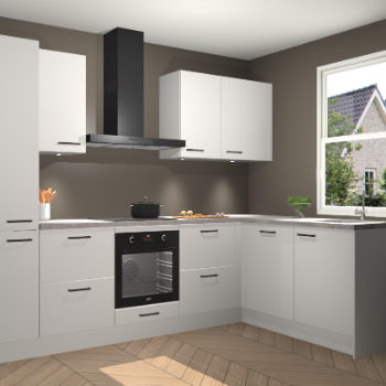 Zijdegrijze keuken Bazel 112871