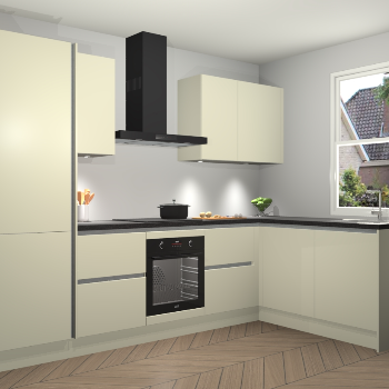 Magnolia greeploze keuken Bazel 112909