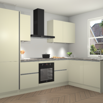 Magnolia greeploze keuken Bazel 112916