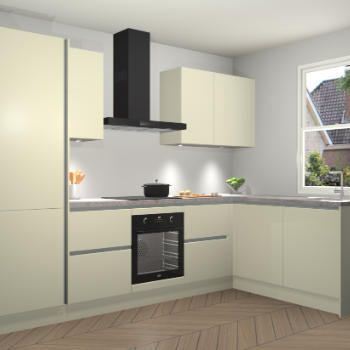 Magnolia greeploze keuken Bazel 112927