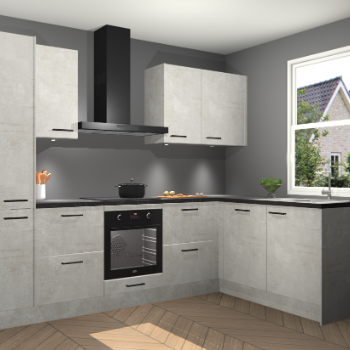 Beton Opaal keuken Bazel 113391