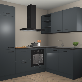 Onyxgrijze keuken Krakau 113117