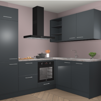 Onyxgrijze keuken Krakau 113104