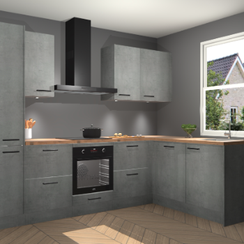 Beton Parelgrijs keuken Bazel 113401