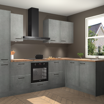 Beton Parelgrijs keuken Bazel 113402