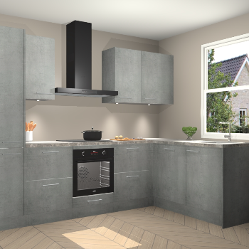 Beton Parelgrijs keuken Bazel 113432