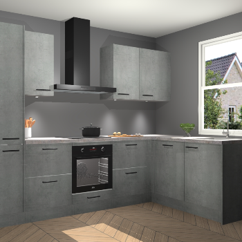 Beton Parelgrijs keuken Bazel 113441